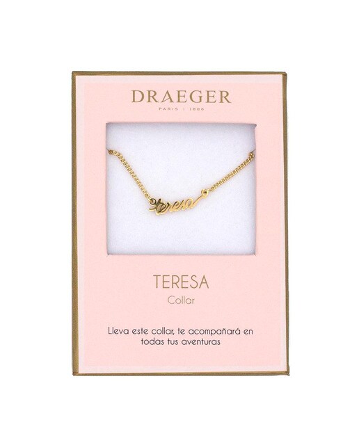 Colar dourado Teresa sem níquel Dourado-1
