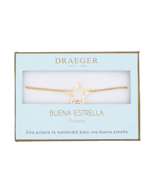 Pulseira dourada Boa Estrela sem níquel Dourado-1