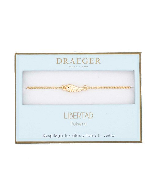 Pulseira dourada Liberdade sem níquel Dourado-1