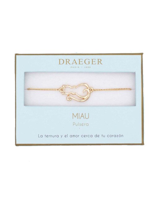 Pulseira dourada Gato sem níquel Dourado-1