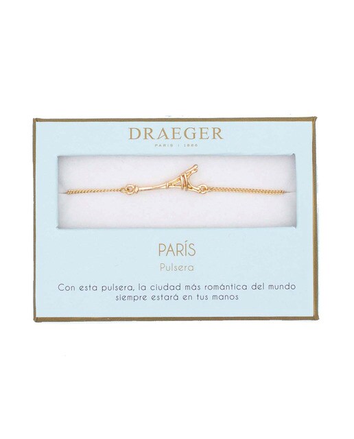 Pulseira dourada Torre Eiffel sem níquel Dourado-1