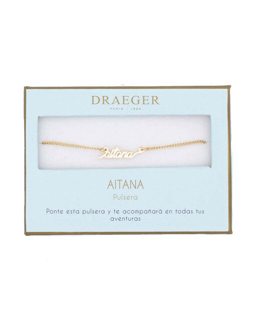Pulseira dourada Aitana sem níquel Dourado-1