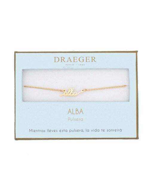 Pulseira dourada Alba sem níquel Dourado-1