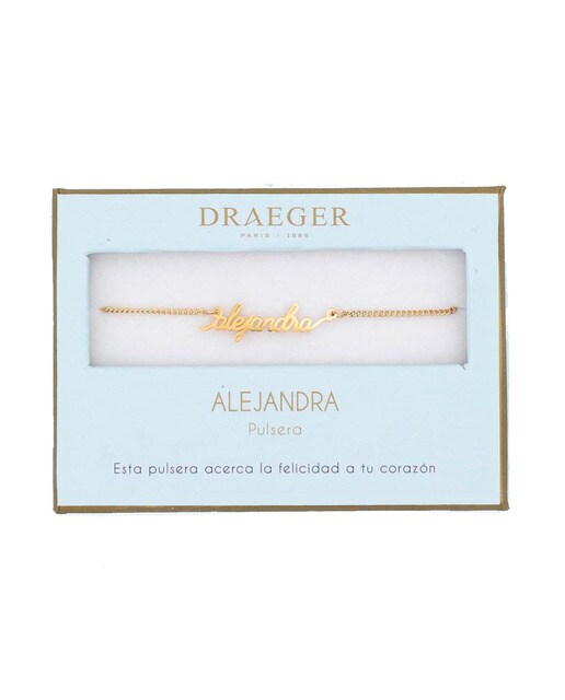 Pulseira dourada Alejandra sem níquel Dourado-1