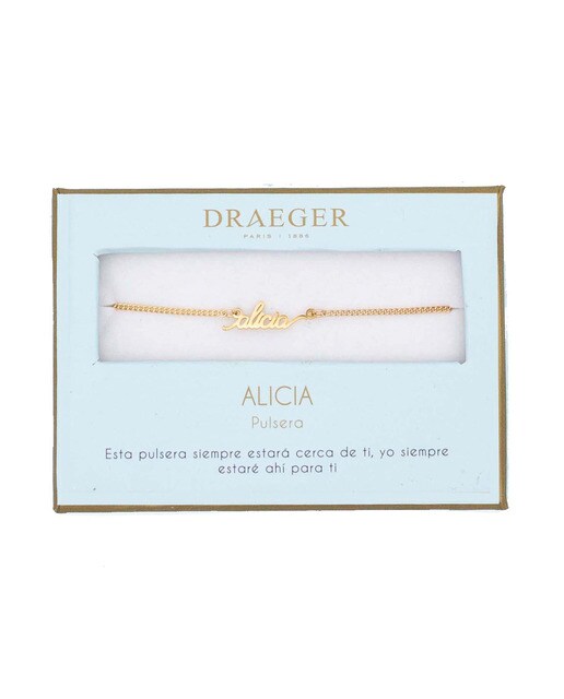 Pulseira dourada Alicia sem níquel Dourado-1
