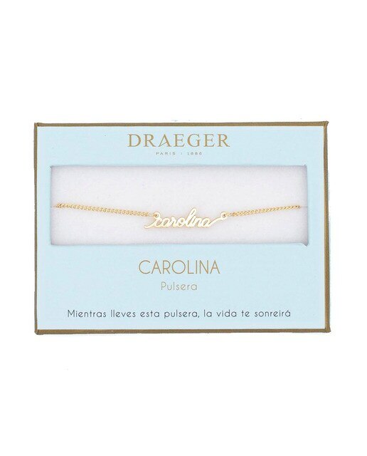 Pulseira dourada Carolina sem níquel Dourado-1