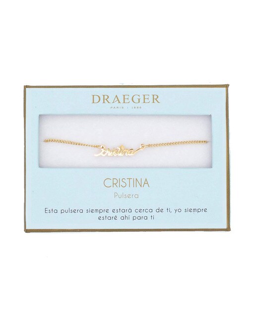 Pulseira dourada Cristina sem níquel Dourado-1
