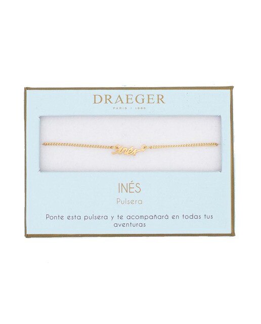 Pulseira dourada Inés sem níquel Dourado-1