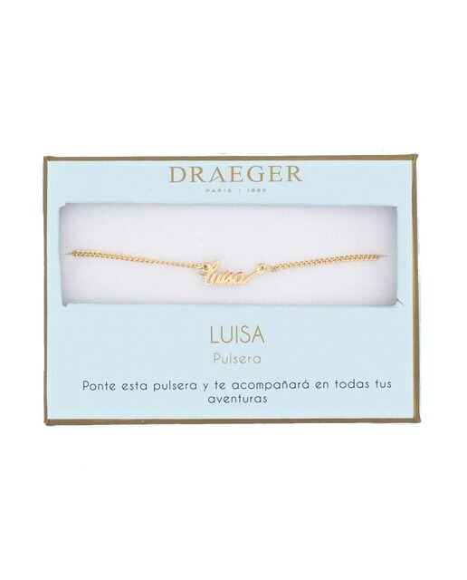 Pulseira dourada Luisa sem níquel Dourado-1