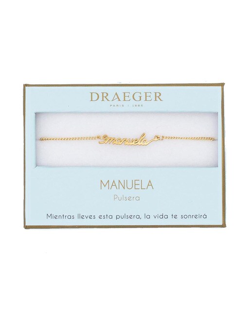 Pulseira dourada Manuela sem níquel Dourado-1