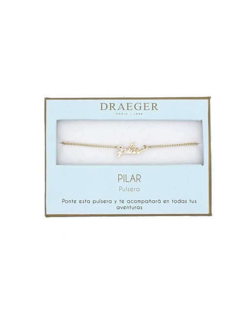 Pulseira dourada Pilar sem níquel Dourado-1