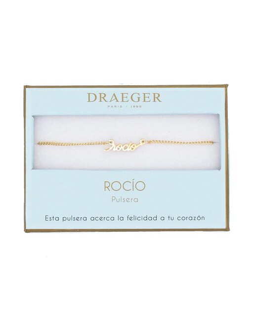 Pulseira dourada Rocío sem níquel Dourado-1