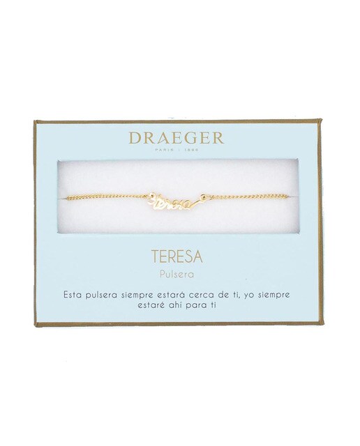 Pulseira dourada Teresa sem níquel Dourado-1
