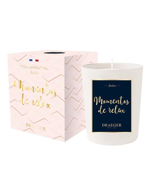 Vela Fragrância Âmbar Momentos de Relax 1