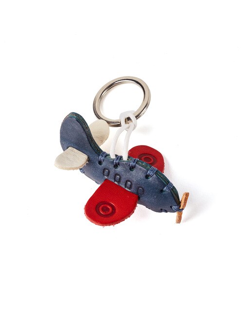 Porta-chaves Avião - Azul/Vermelho Azul / Vermelho-1
