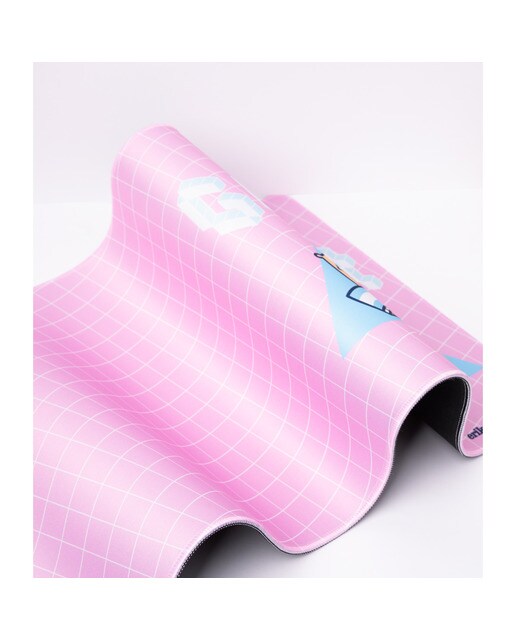 Protetor de Mesa XI Pusheen 80x35x0,4 Rosa Rosa / Azul-4