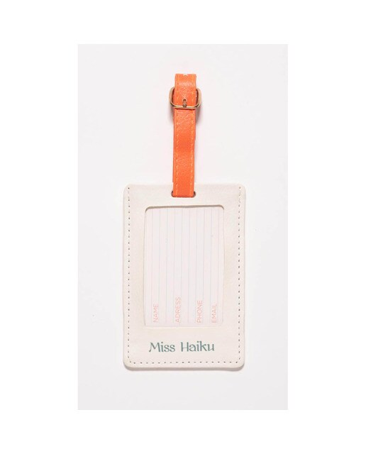 Conjunto de Viagem Miss Haiku 21x18,1x2 Branco Branco / Laranja-5