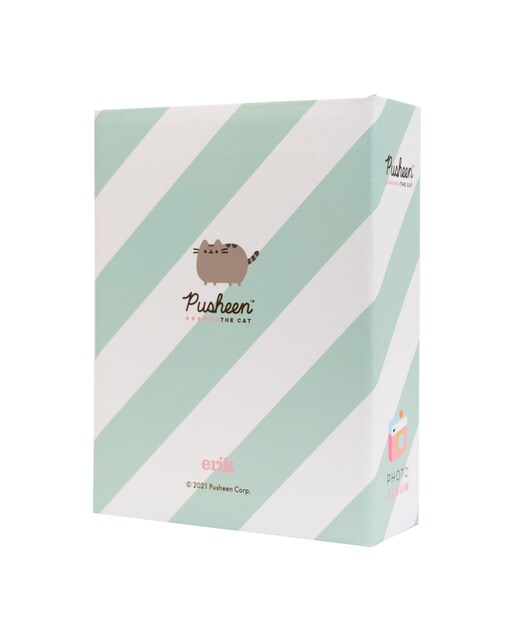 Álbum de Fotos 100 Bolsos Pusheen The Cat 10x15 cm - Branco/Verde Verde-2