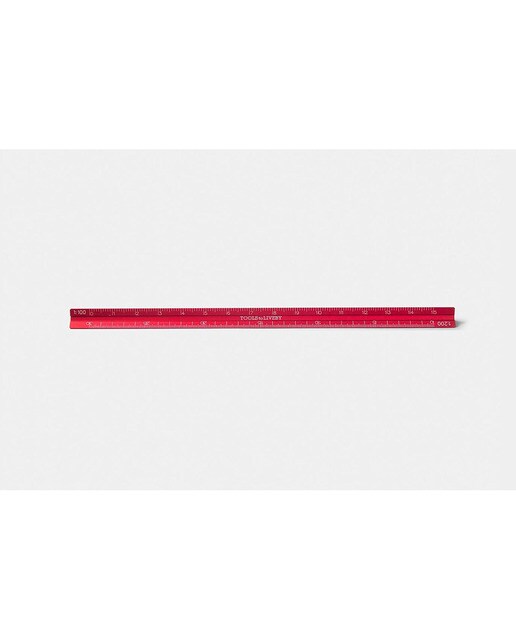 Imagem 0 de Regra Escalímetro Tools to Liveby de Alumínio - Vermelho