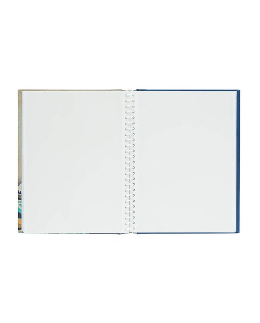 Álbum Foto 30 Páginas Autoadesivas Hokusai 24x32 cm - Azul e Cinzento Azul / Cinzento-3