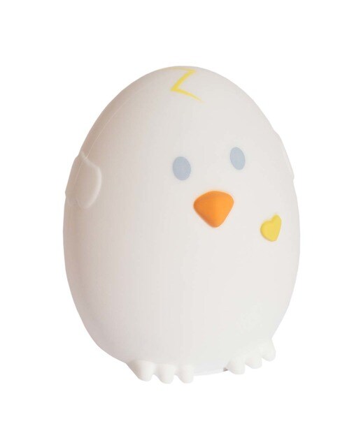 Imagem 0 de Candeeiro Luz Noturno Infantil Eggie - Branco e Laranja