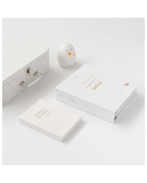 Conjunto de Presente Eggie Welcome Home - Branco e Bege Branco/Bege-2