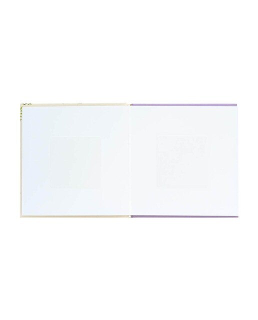 Álbum Foto 24 Páginas Autoadesivas Botanical Wild Flowers 16x16 cm - Branco Branco / Lilás-4