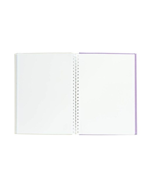 Álbum Foto 30 Páginas Autoadesivas Botanical Wild Flowers, 24x32 cm - Branco Branco / Lilás-3