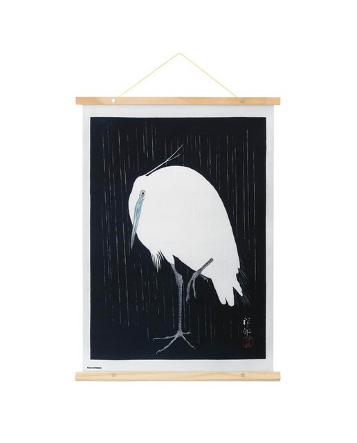 Bandeirola Egret in the Rain de Madeira - Preto Preto / Branco-1