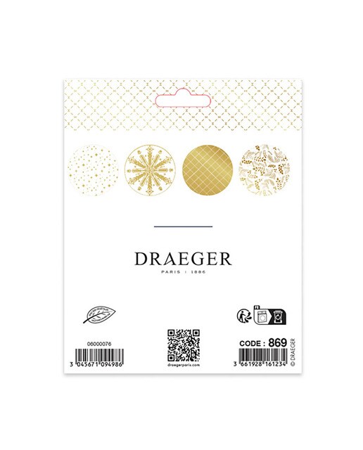 Conjunto 4 Pousa Copos - Dourado e Branco Dourado / Branco-3