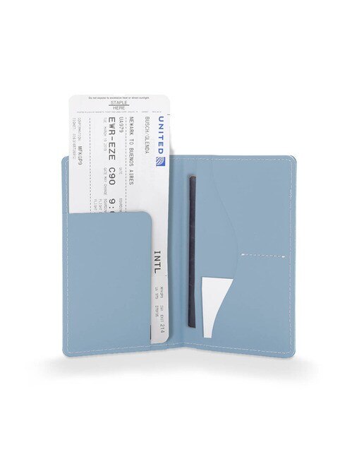 Porta-passaportes plus urban Vacavalinte azul céu 2