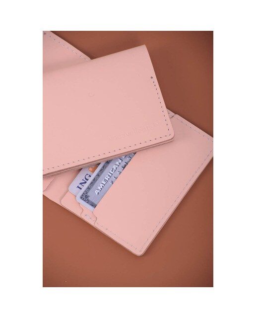 Porta Cartões duplo urban Vacavaliente rosa 4