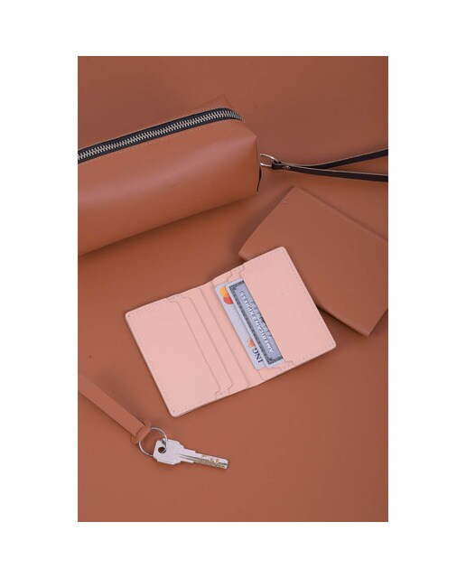 Porta Cartões duplo urban Vacavaliente rosa 5