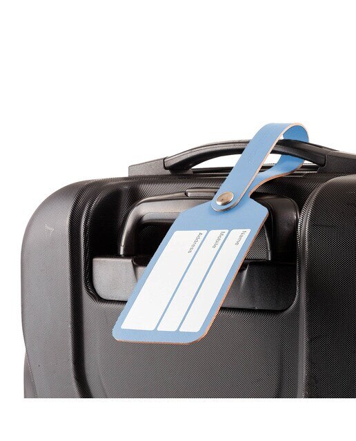 Etiqueta de mala simples Vacavalinte  azul celeste 2