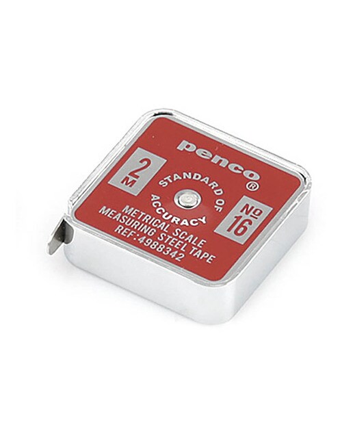 Fita métrica de bolso de 2 metros Penco vermelha Vermelho-1