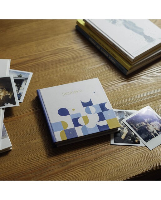 Álbum de fotos Akalia Kokonote Amarelo Amarelo / Branco-3