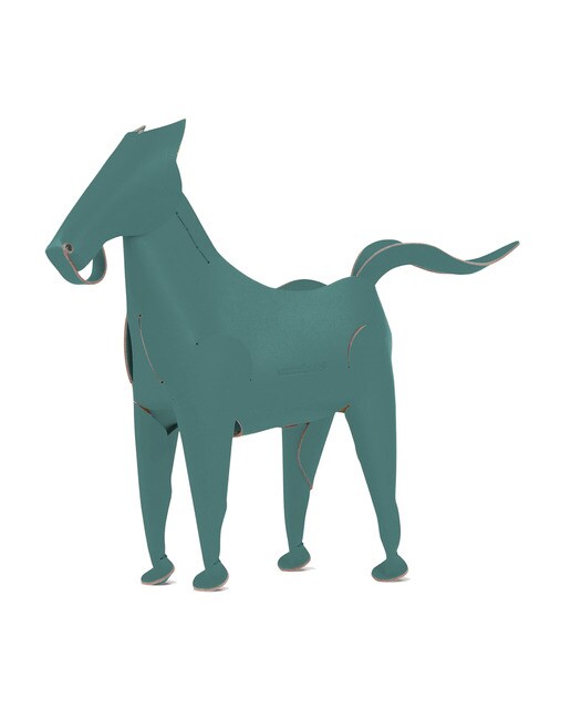 Cavalo acessório de secretária vacavaliente cor-de-rosa 1