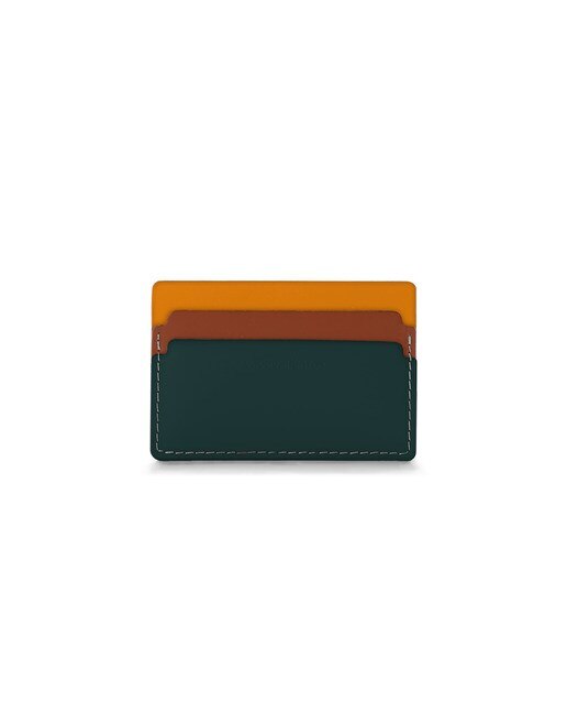 Porta-cartões urban vacavaliente abóbora - verde amazónia - mattone 1