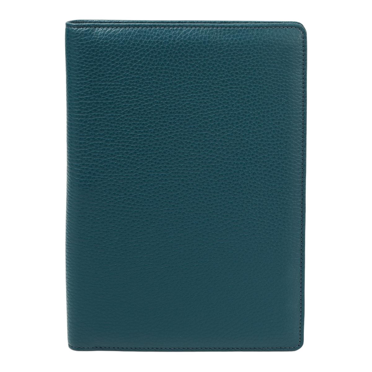 Imagem 0 de Capa em Pele Octano com Bolsos Interiores e Fecho de Correr. Inclui Bloco de Notas A5 Fabriano