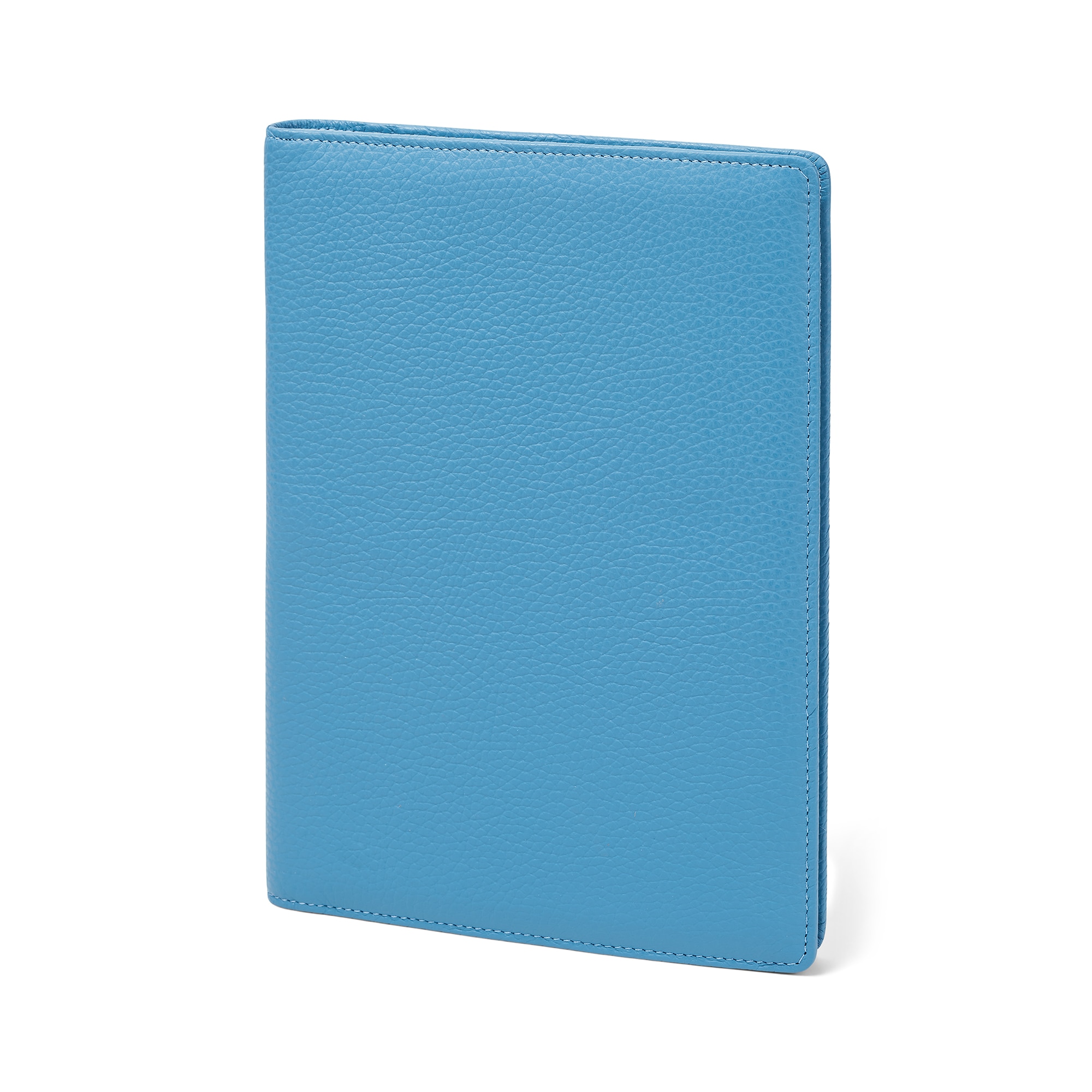 Capa em Pele Turquesa com Bolsos Interiores e Fecho de Correr. Inclui Bloco de Notas A5 Fabriano 2