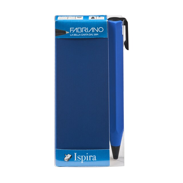 Imagem 0 de Conjunto de Bolso Completo com Esferográfica Shorty e Bloc Ispira Azul em Formato 11,5*5,5 cm