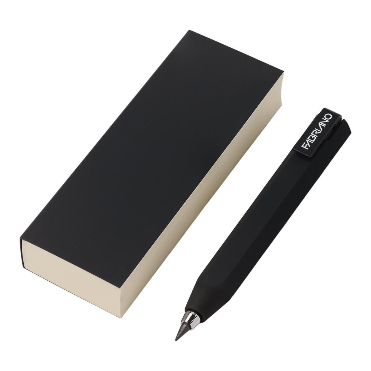 Conjunto de Bolso Completo com Lapiseira Shorty e Bloc Ispira Preto em Formato 11,5*5,5 cm Preto-3