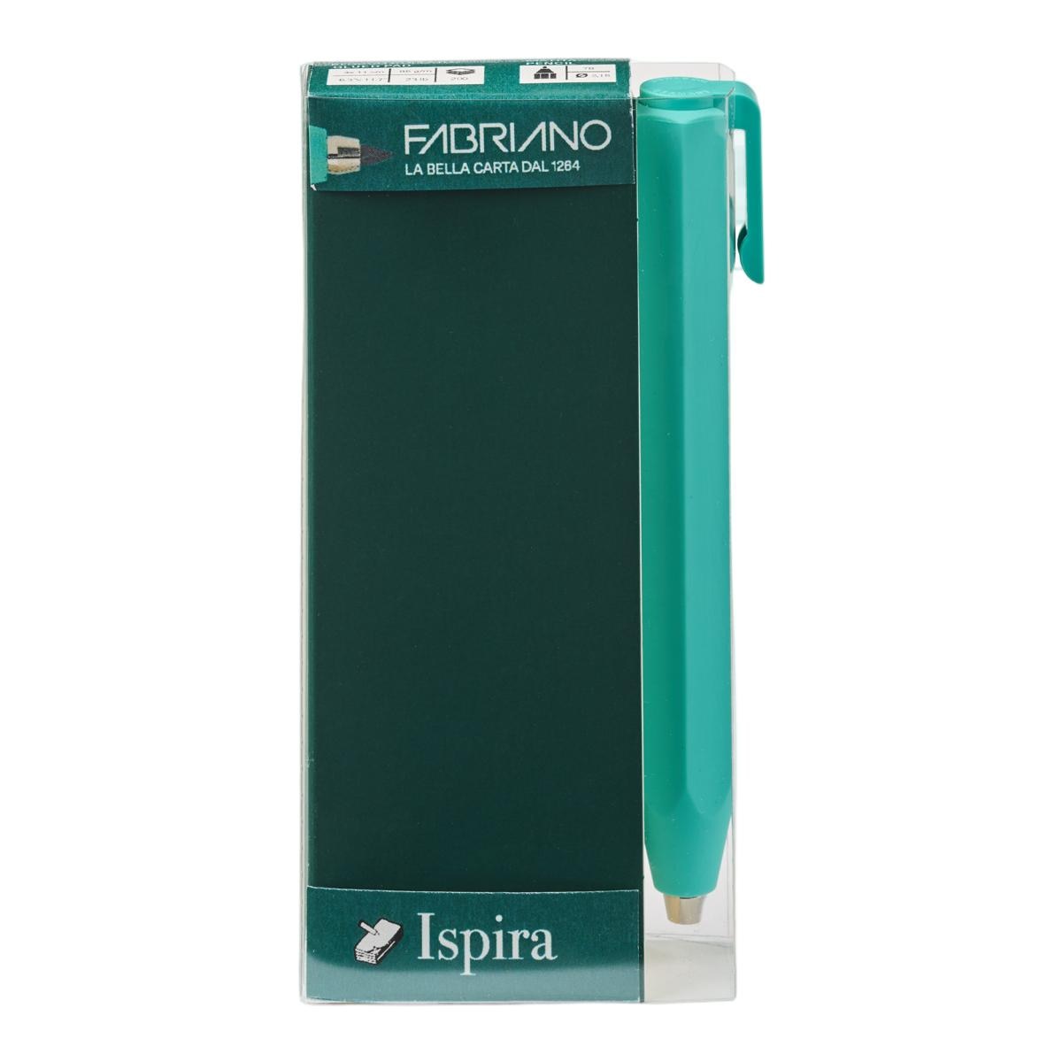 Set de bolsillo completo con portaminas Shorty y bloc Ispira verde en formato 11,5*5,5 cm Verde-1