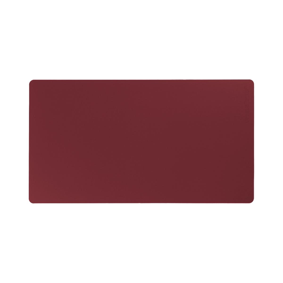 Alfombrilla de escritorio rectangular vacavaliente granate Merlot-1