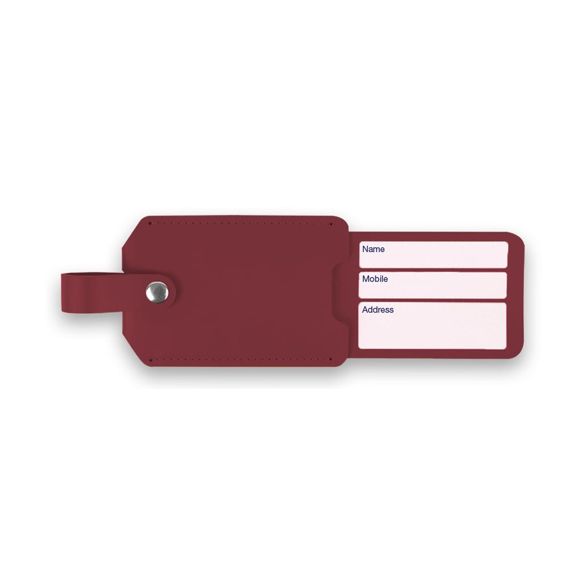 Etiqueta para maleta Cover vacavaliente granate Merlot-1