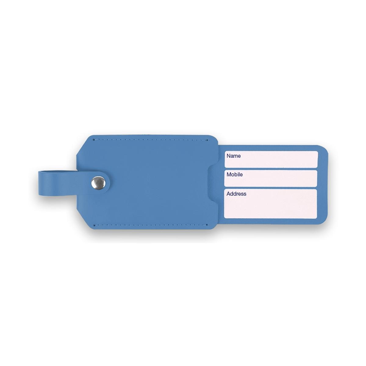 Etiqueta para maleta Cover vacavaliente azul claro 1