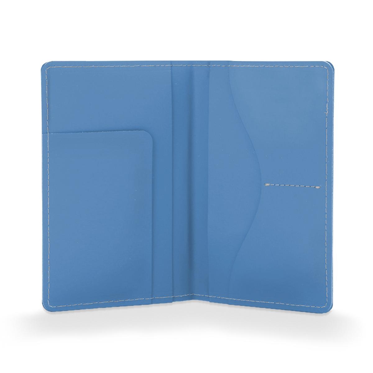 Portapasaporte Vacavaliente azul lichen 1