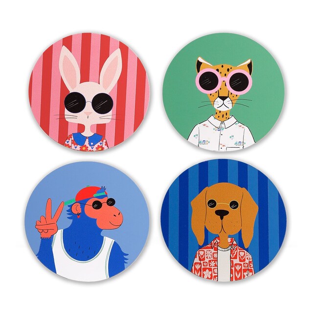 Imagen 0 de Posavasos redondo Mariisore Hipster Collection vacavaliente