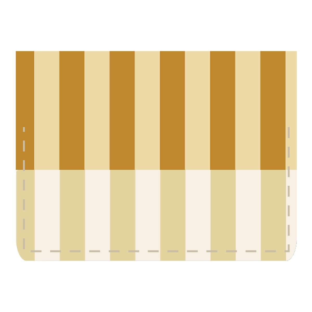 Imagem 0 de Porta-cartões Duplo Vacavaliente às Riscas Baunilha