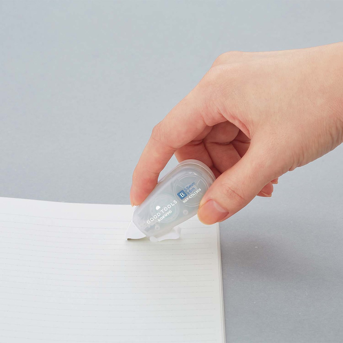 Cinta correctora desechable Kokuyo Good Tools B Traslúcido-8